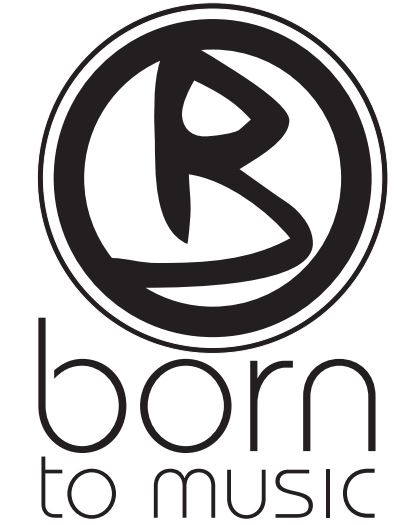 Logo Born to music